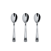 Exquisite Silver Plastic Tea Spoons | 480 Count - Yom Tov Settings